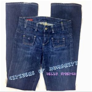 Kelly Stretch Low Rise Boot Cut Jeans 274-145